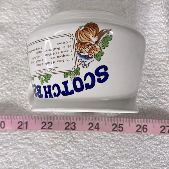 Vintage  Scotch Broth Ceramic Soup Cup Recipe Mug - Picture 12 of 12